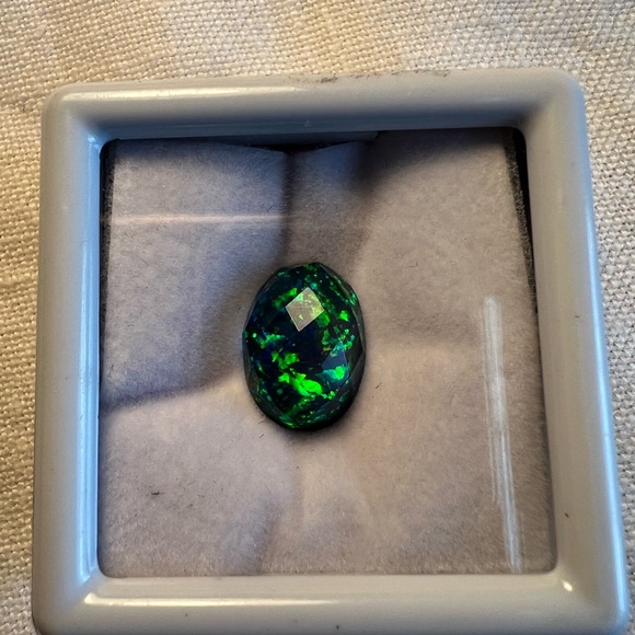 Hydrophane Ethiopian triplet Opal - Oval Loose gemstone - Picture 3 of 8